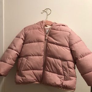 Baby pink puffer from Gap